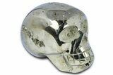 Gleaming Pyrite Skull - Peru #378791-1